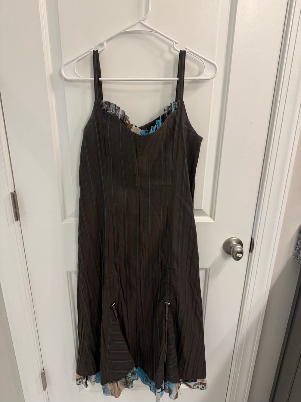 Vintage Mod'Land Paris Whimsical Layered Midi Dress - Y2K Whimsygoth Lagenlook